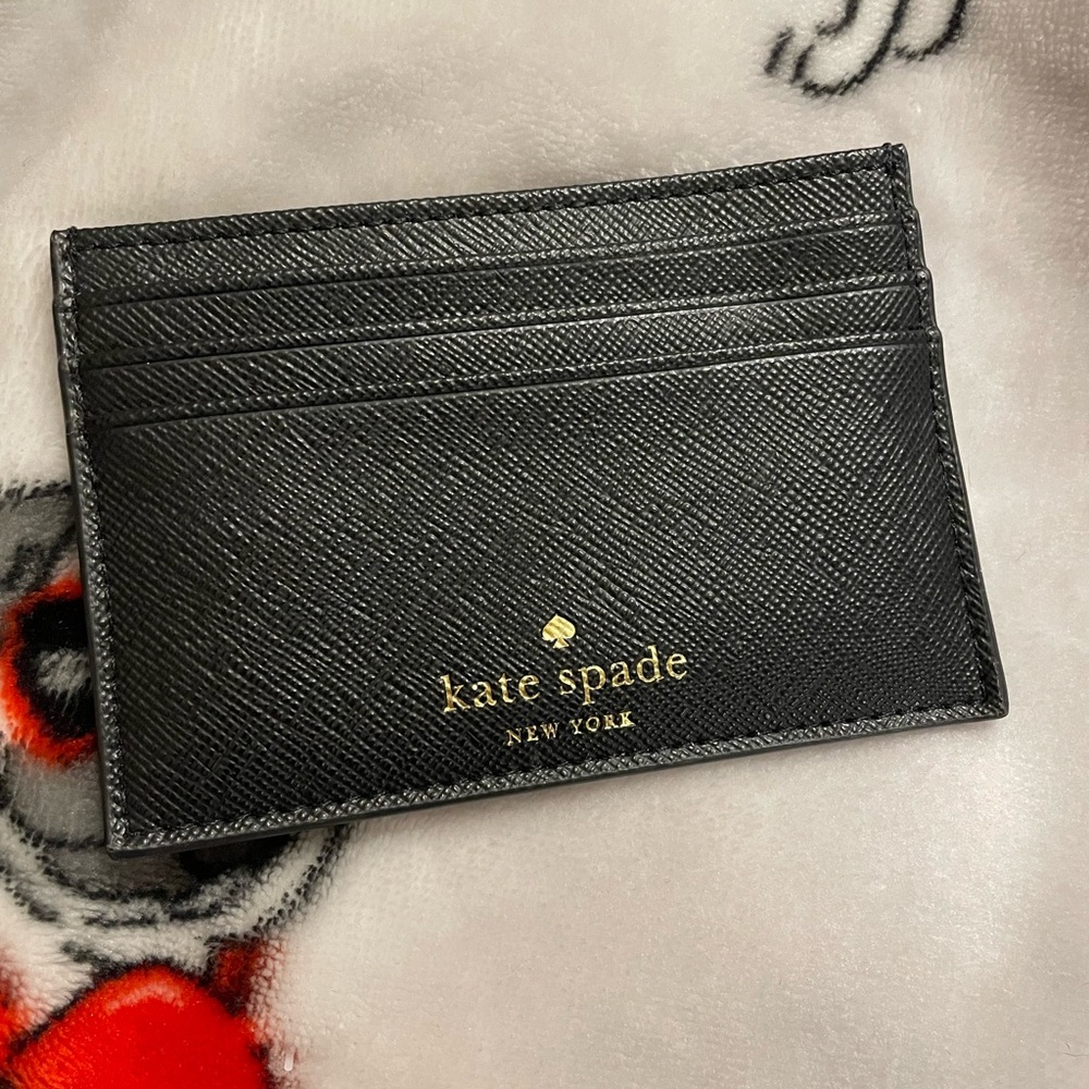 NWOT Kate Spade Glitter Slim Card Holder